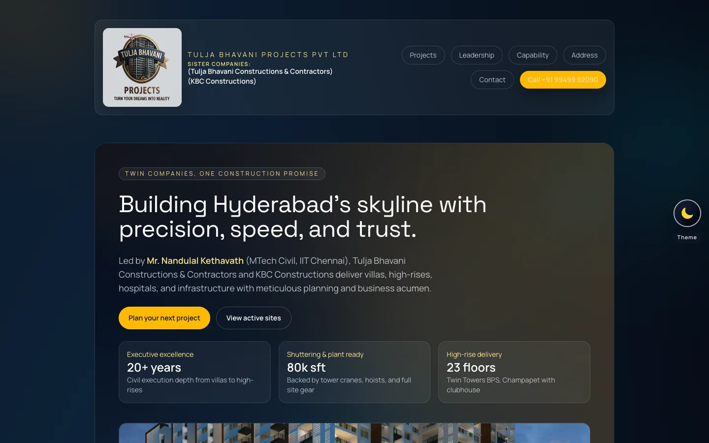 Tuljabhavani Projects